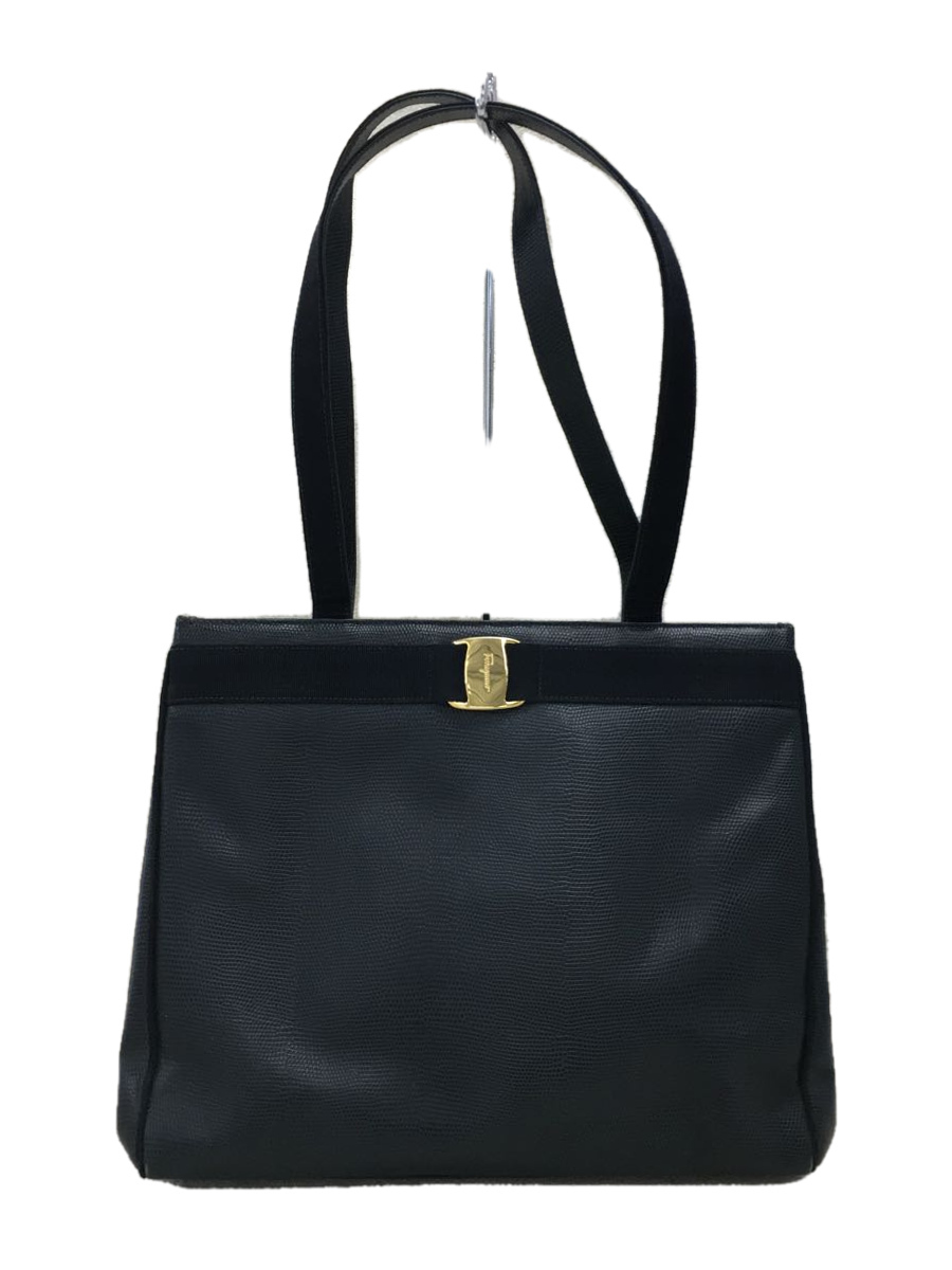 Salvatore Ferragamo◆トートバッグ/PVC/ブラック/BK-21 2530