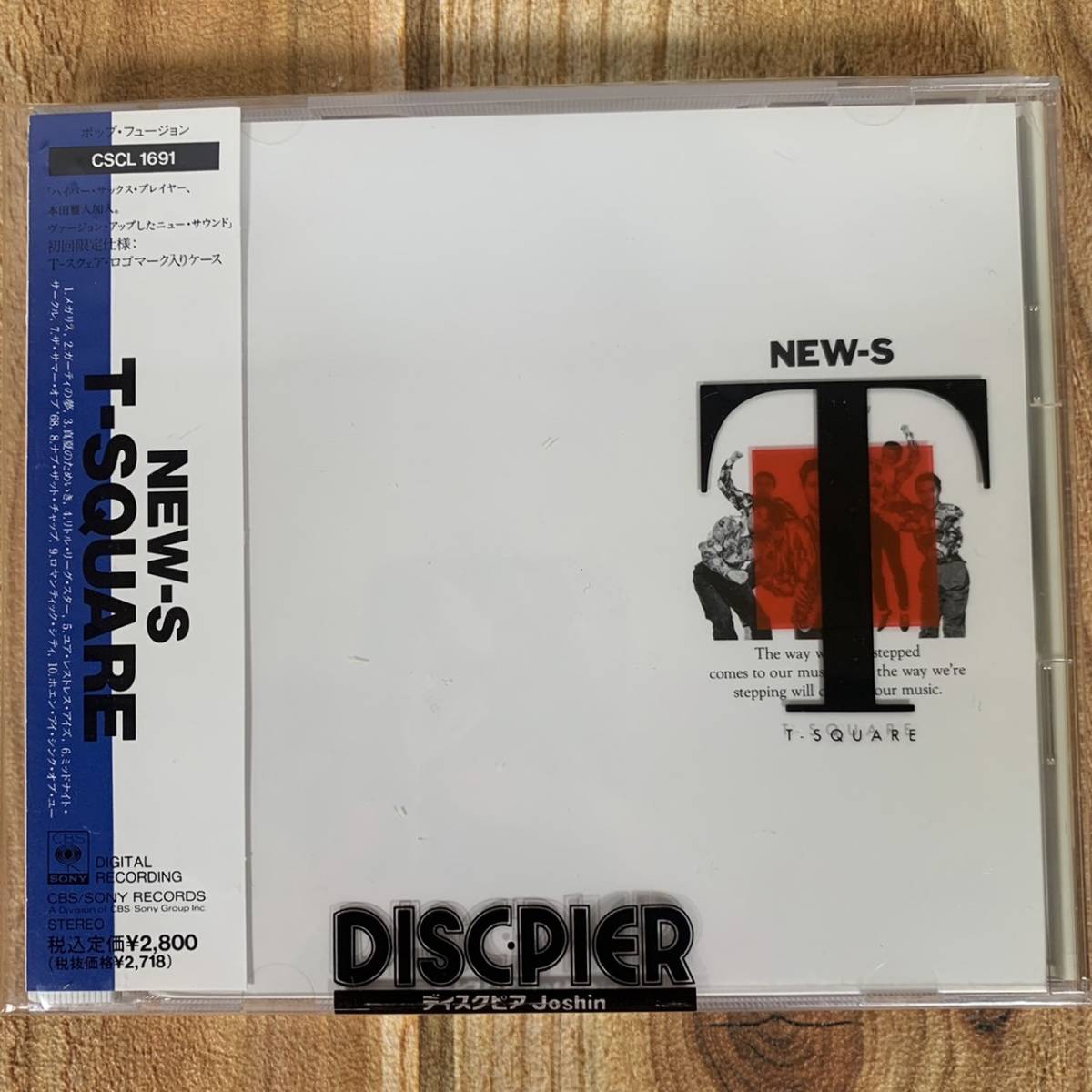 T-スクエア ニュース CD アルバム★極美品 帯 保護スリーブ付き NEW-S T-SQUARE NZN0E2611