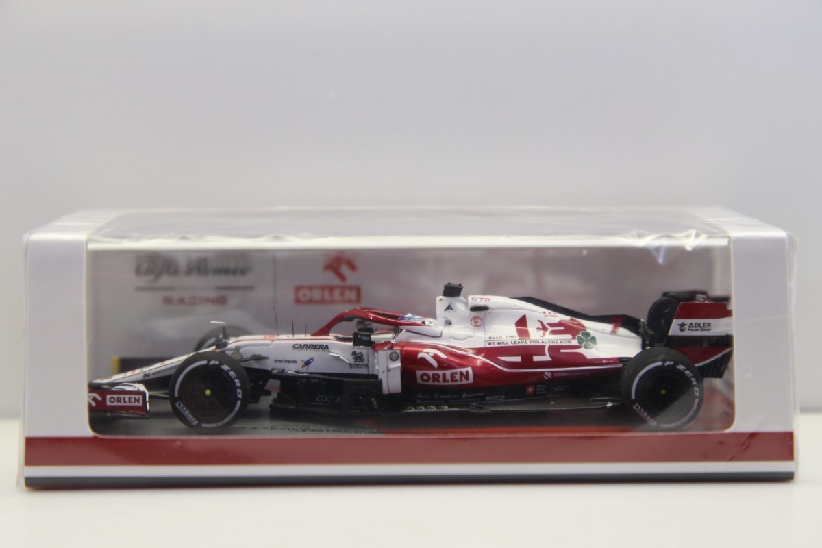 スパークモデル 1/43 アルファロメオ レーシング オーレン C41 ザウバー 2021 F1 アブダビGP #7 Kライコネン　S7856　53CE/21