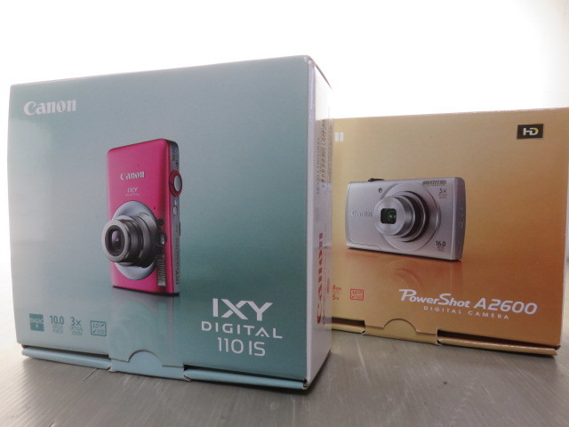 15☆キャノン Canon IXY DIGITAL 110 IS/PowerShot A2600 カメラ まとめ 起動品/ジャンク扱 1円～