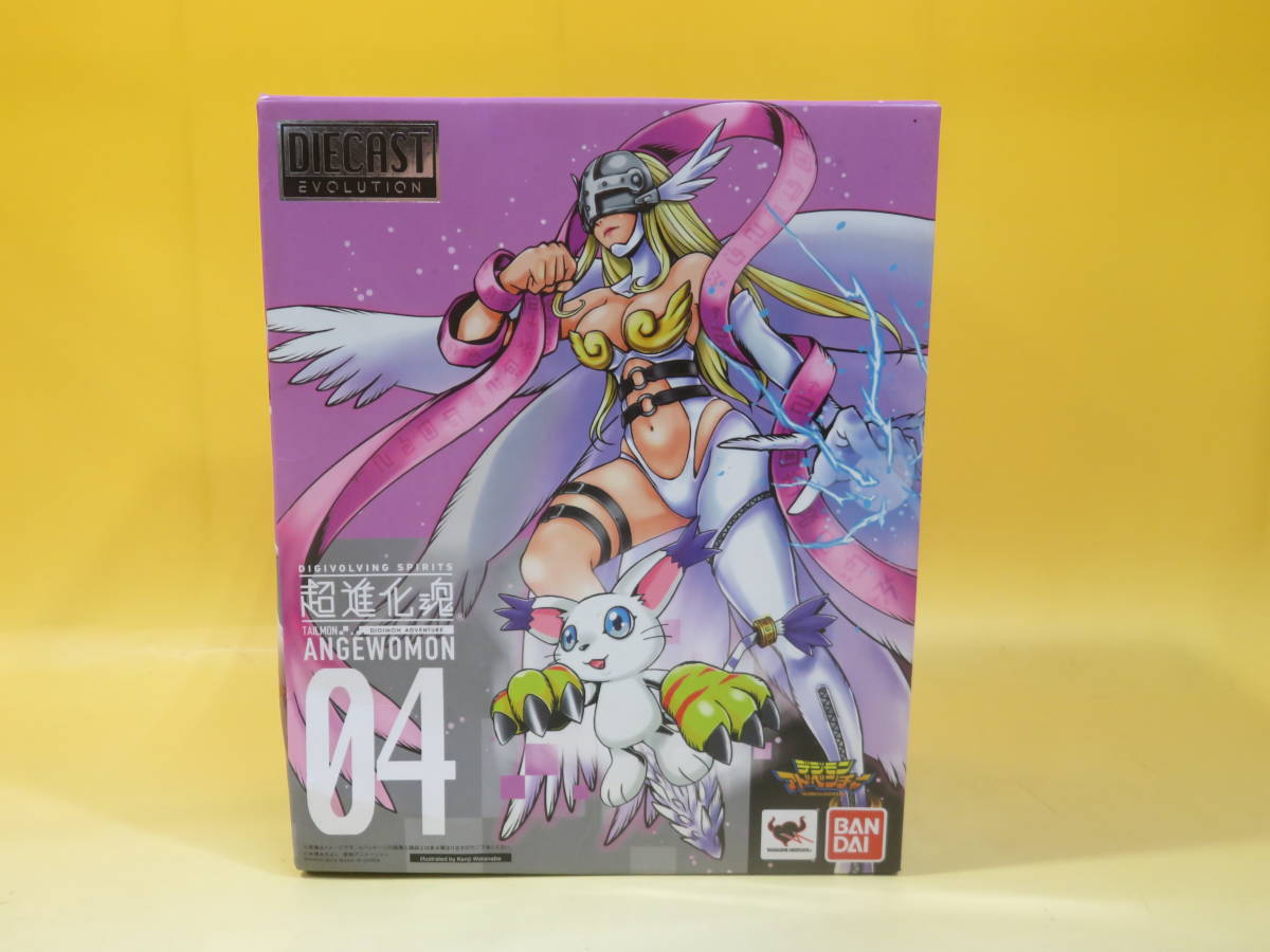【未開封】BANDAI　バンダイ　デジモンアドベンチャー　超進化魂　04. テイルモン　エンジェウーモン　難あり【フィギュア】 J4 A3445