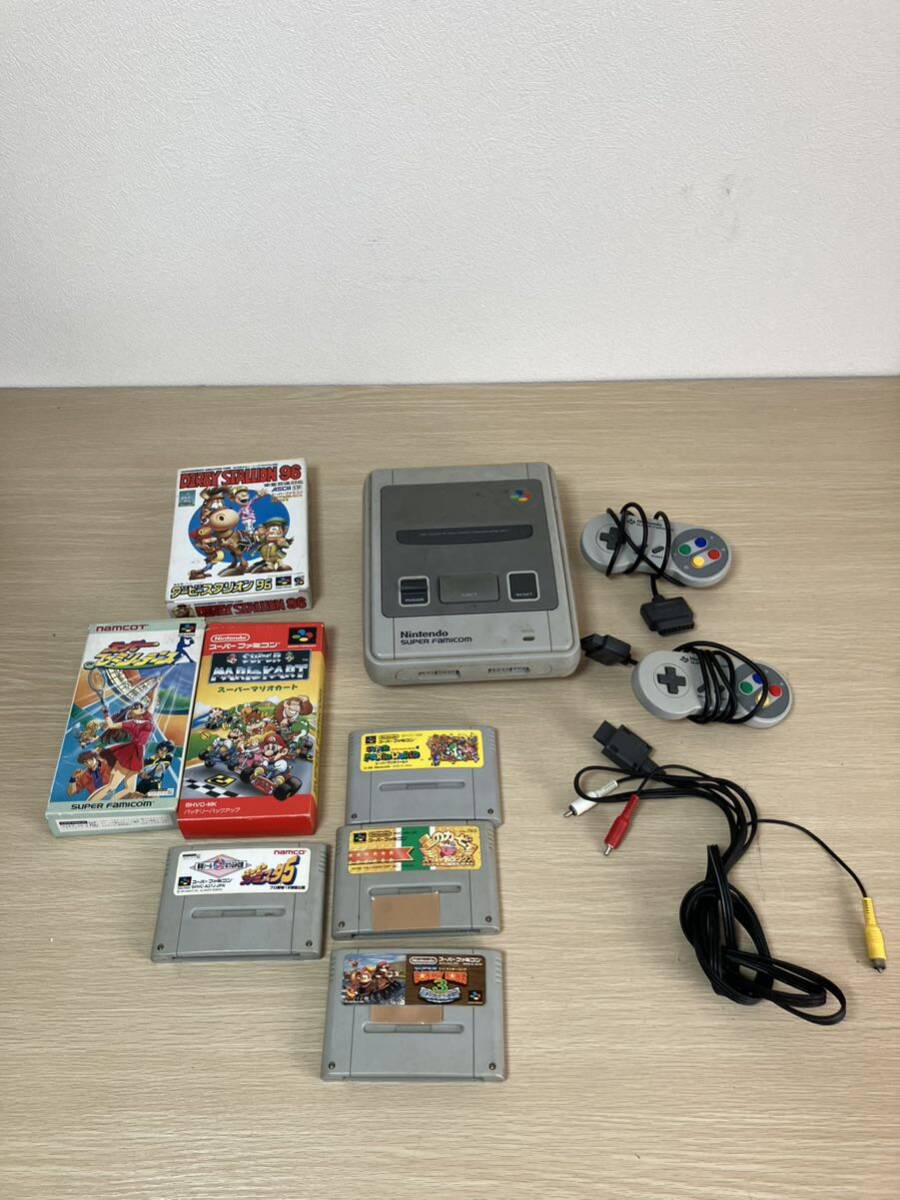 【ジャンク出品】スーパーファミコン本体とソフトまとめて【ゲーム01】