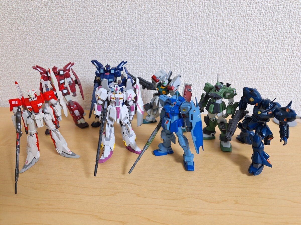 FW ガンダム フィギュア アルティメットオペレーション STANDart 開封品 現状品 Zガンダム3号機 ゼータプラス ケンプファーほか 8個セット