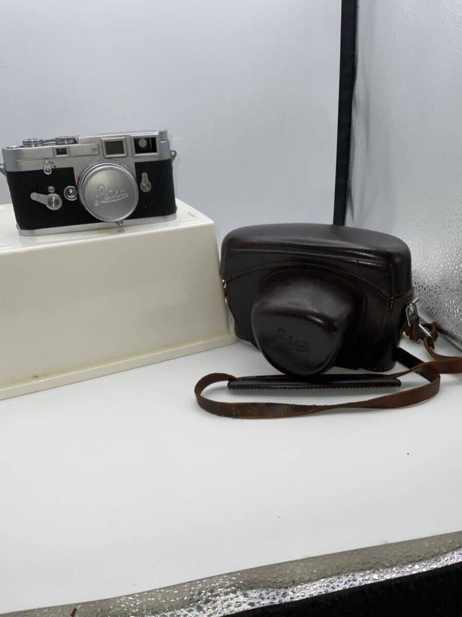 （宝）【同梱可】希少 レア　1スタ Leica M3 ライカ カメラ レトロ フィルムカメラ 保護ケース付き 当時物 ドイツ製