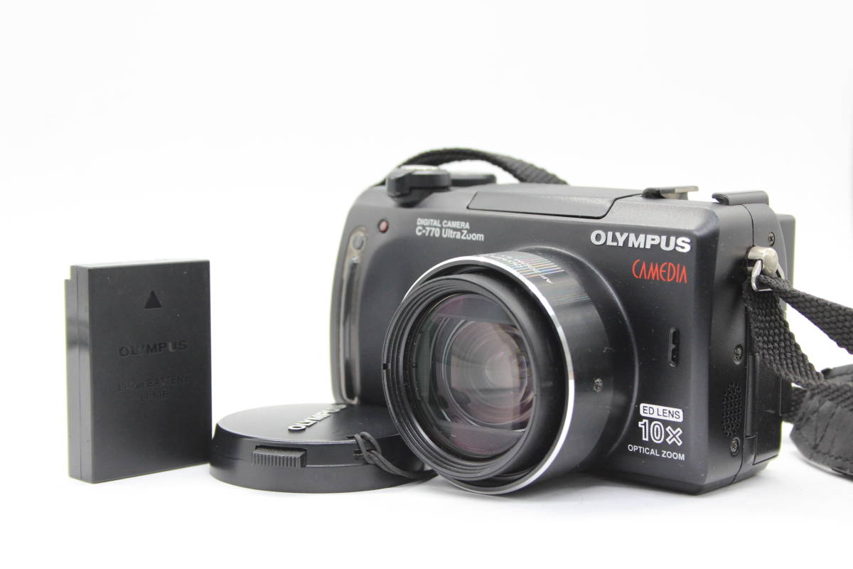 【返品保証】 オリンパス Olympus CAMEDIA C-770 Ultra Zoom 10x バッテリー付き コンパクトデジタルカメラ s2940