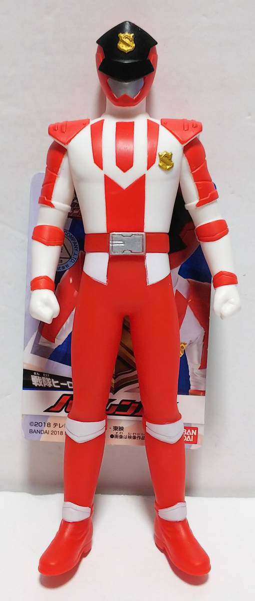 新品即決 戦隊ヒーローシリーズ パトレン1号 ソフビ 怪盗戦隊ルパンレンジャーVS警察戦隊パトレンジャー バンダイ 2018年 フィギュア