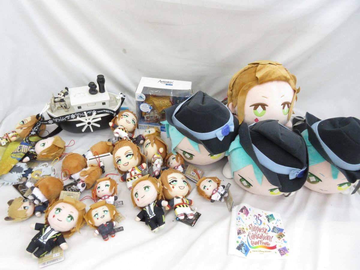 【まとめ売り 中古品】 ディズニー ツイステッドワンダーランド 寝そべりぬいぐるみ マスコット 白雪姫 置物 等 グッ