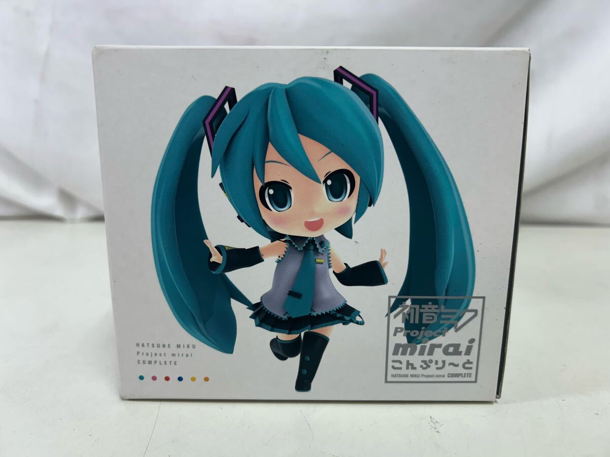 【同梱不可】(ゲーム・ミュージック) CD 初音ミク Project mirai こんぷり~と(Blu-ray Disc付)　フィギュア開封済 視聴未確認【41784】