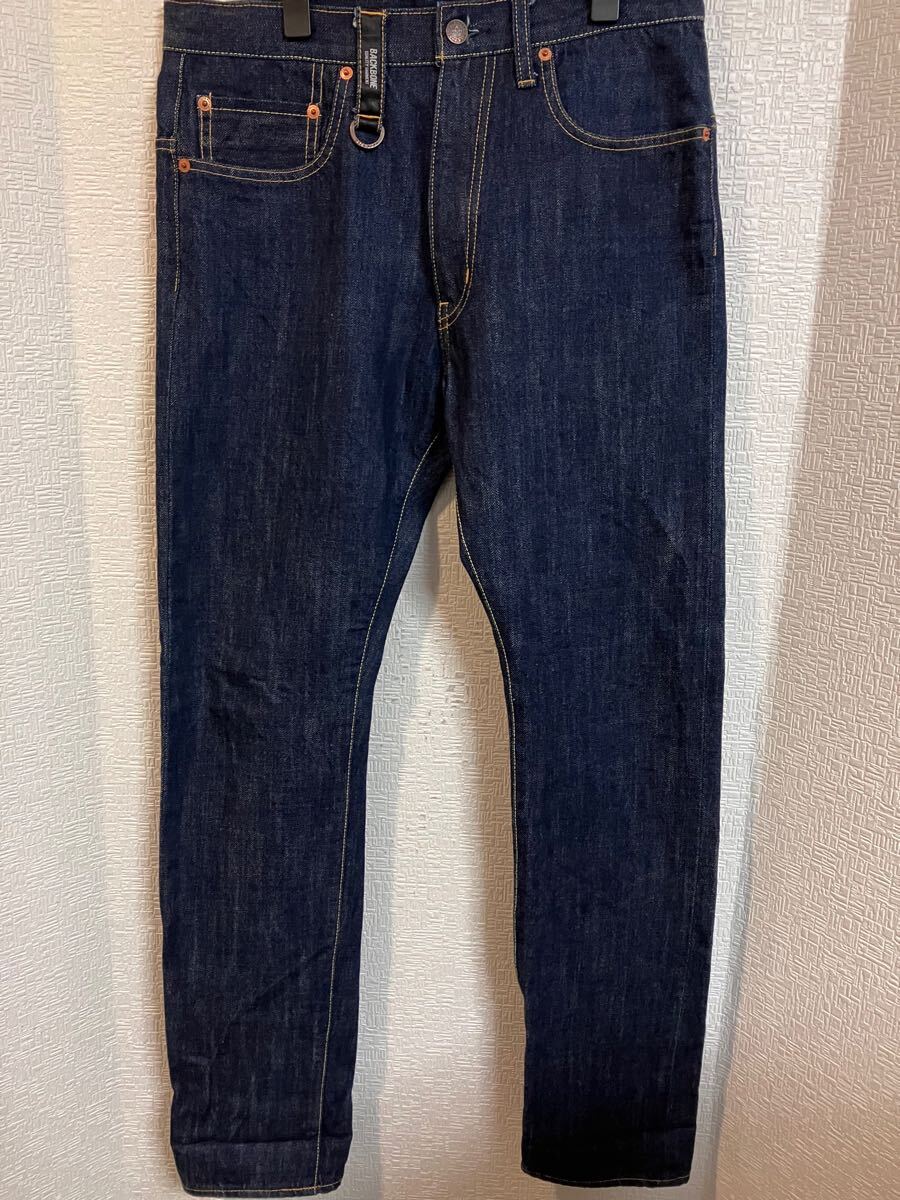 ★美品★ BACK BONE バックボーン ストレートデニムパンツ M デニム　インディゴ　セルビッチ　 パンツ