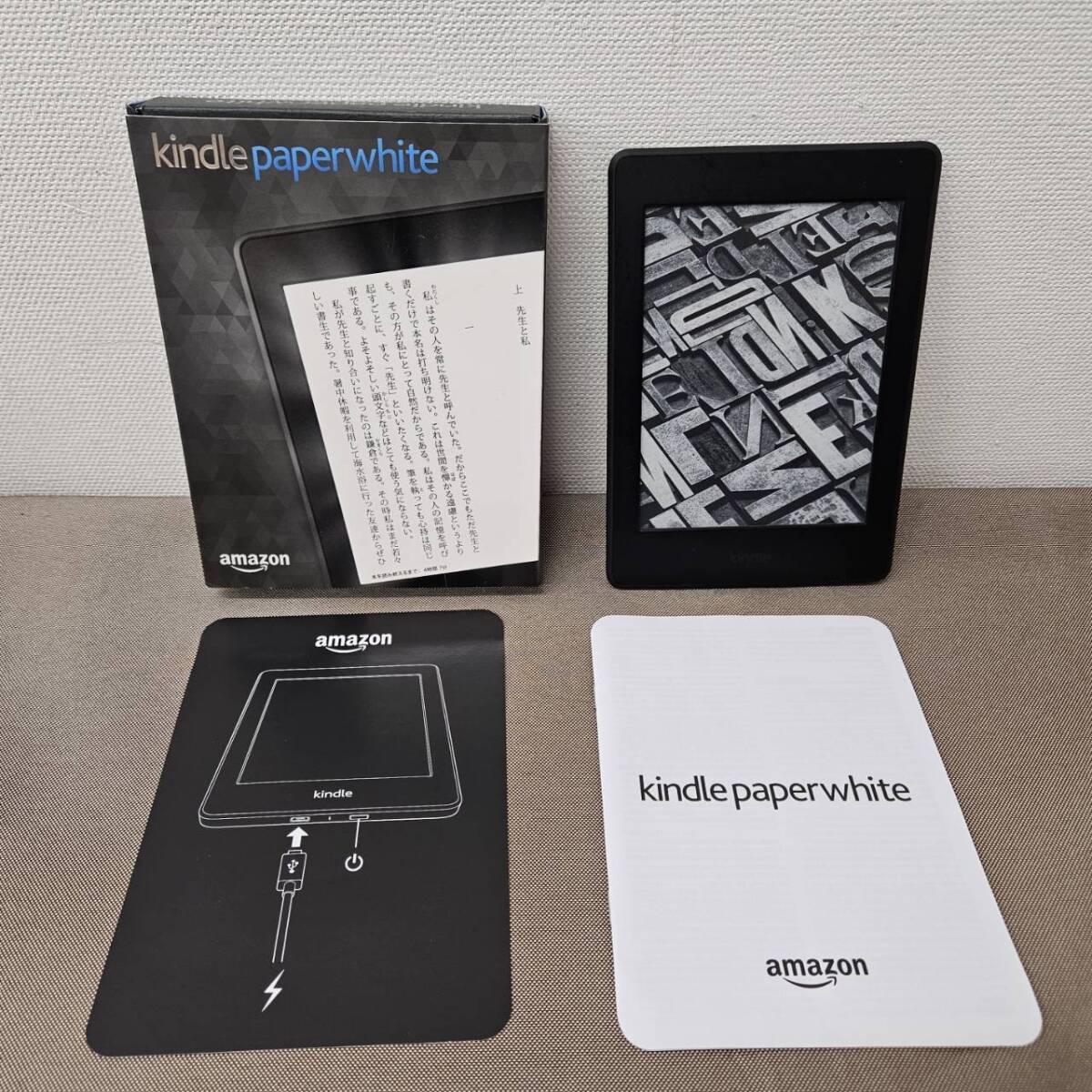 送料730円～ ジャンク Amazon Kindle Paperwhite 第7世代 アマゾン キンドルペーパーホワイト 電子書籍リーダー SN:G090G105823608L9