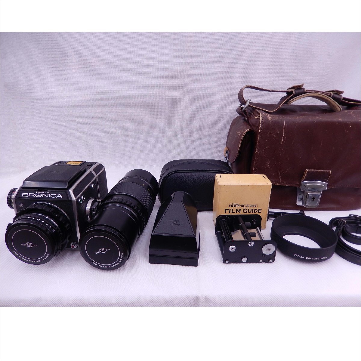 1円【ジャンク】 ZENZA BRONICA EC NIKKOR-PC F2.8 75mm F5.6 300mm/85