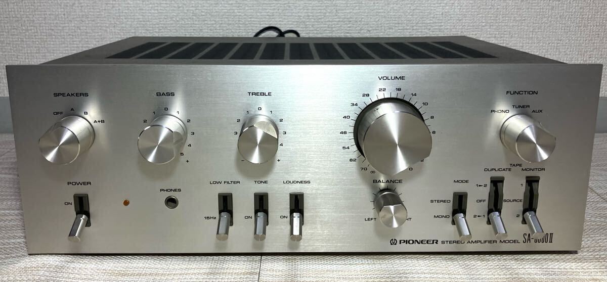 KGNY5537 PIONEER パイオニア プリメインアンプ ステレオアンプ SA-6800Ⅱオーディオ機器 現状品