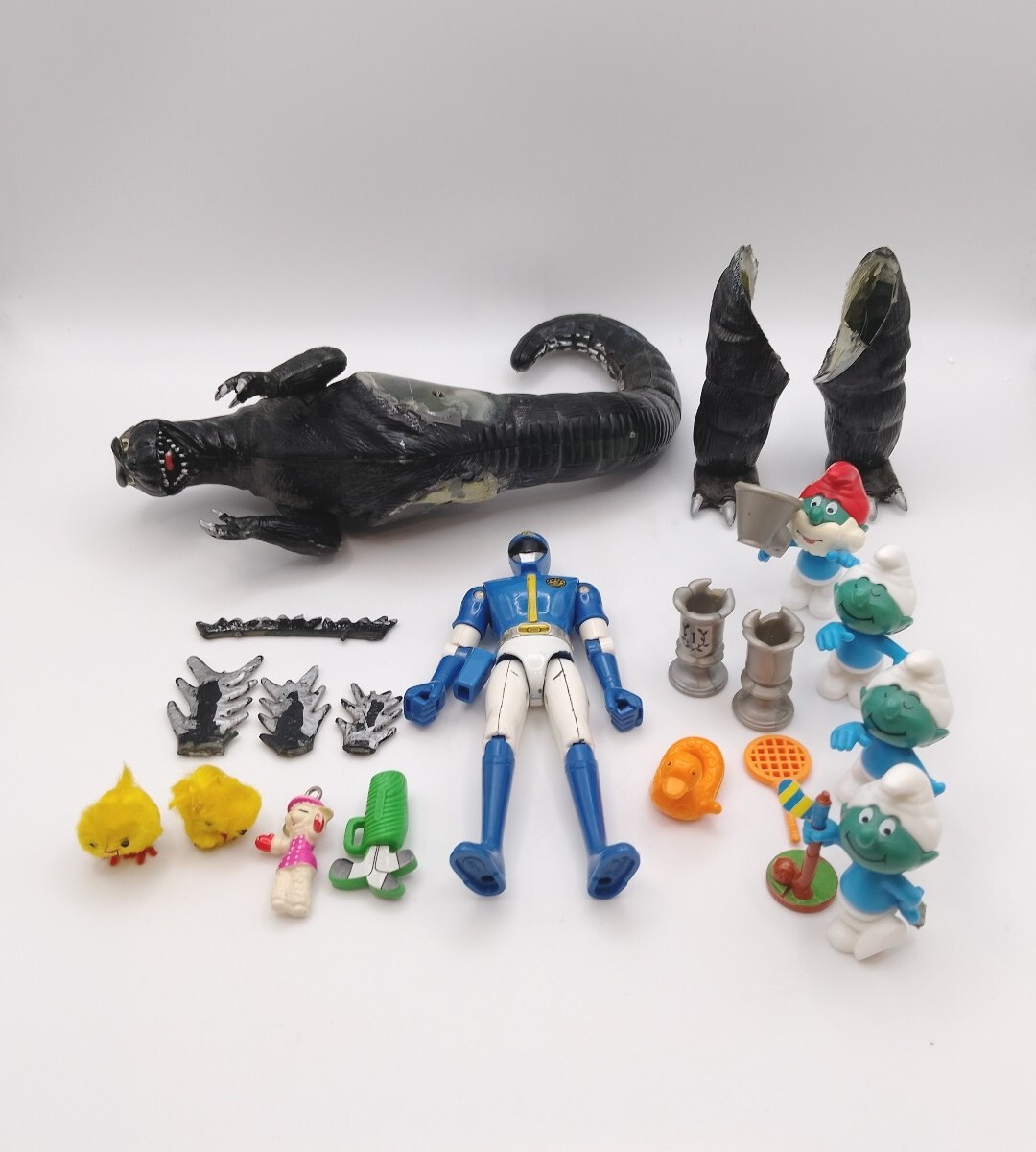 ★12点 まとめ★ゴジラ 科学戦隊ダイナマン ポピー ポピニカ 超合金 ソフビ フィギュア 当時物 ダイナブルー 昭和レトロ 希少 BANDAI