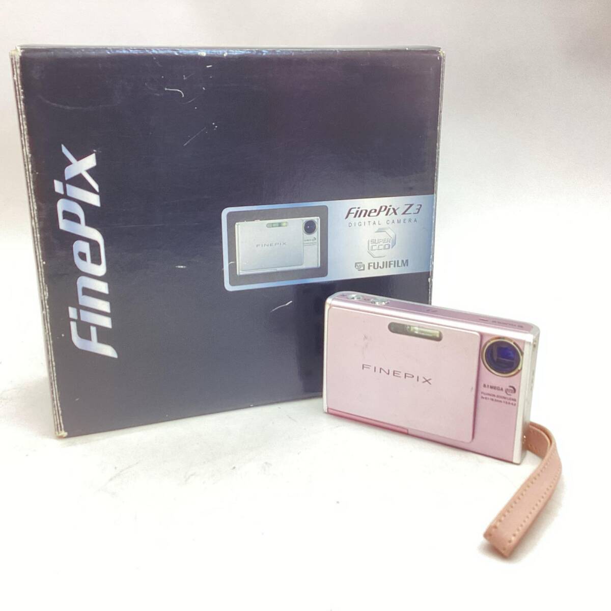 ■FUJIFILM フジフィルム デジタルカメラ FinePix Z3 ピンク 動作確認済み 使用によるキズあり 中古品 0.63kg