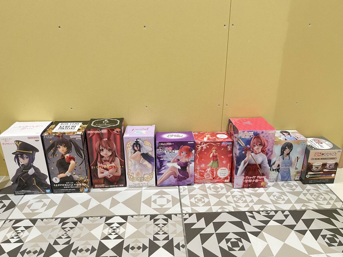 【5766-5776】フィギュア まとめ 9点 （フィギュア8点 ＋ 茶器1点） すべて未開封 着せ恋 / デート・ア・ライブⅤ / ハルヒ / オバロ 他