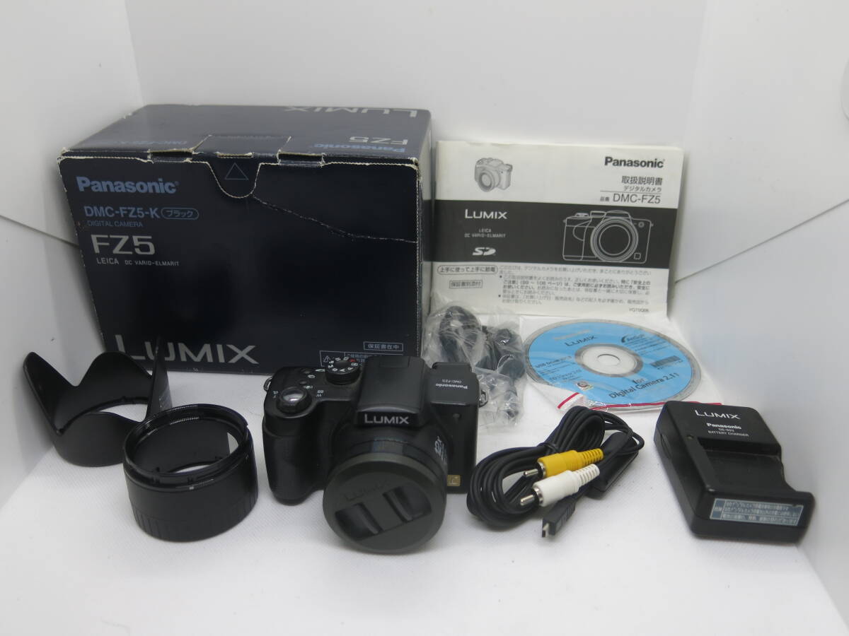 Panasonic LUMIX DMC-FZ5 １眼レフデジタルカメラ　12x OPTICAL ZOOM 36-432mm F2.8-F3.3 【KNS026】