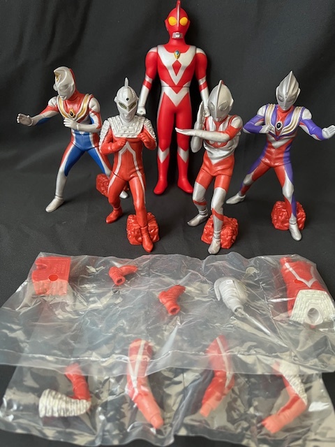 アルティメットルミナス 5体 ルミナスユニット付き　絶版ウルトラヒーローシリーズ1体　まとめ売り