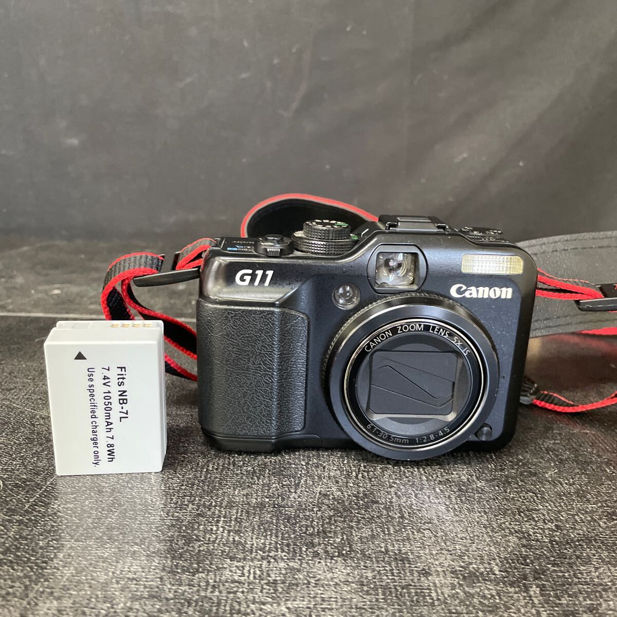 Canon PowerShot G11 PC1428 ブラック コンパクトデジタルカメラ バッテリー1個 動作確認済み キャノン パワーショット デジカメ