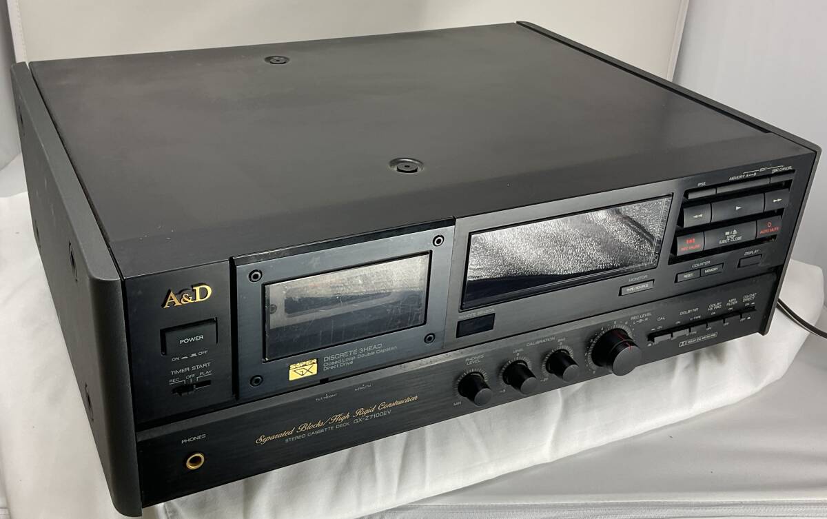 A&D エー・アンド・デイ GX-Z7100EV 3ヘッドカセットデッキ ジャンク