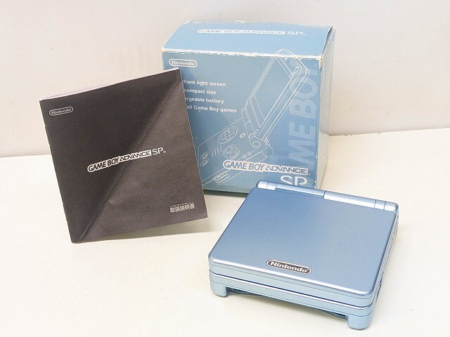 S222-J41-3 Nintendo ニンテンドー GBASP ゲームボーイアドバンス SP AGS-001 本体 携帯ゲーム機 ジャンク 現状品2