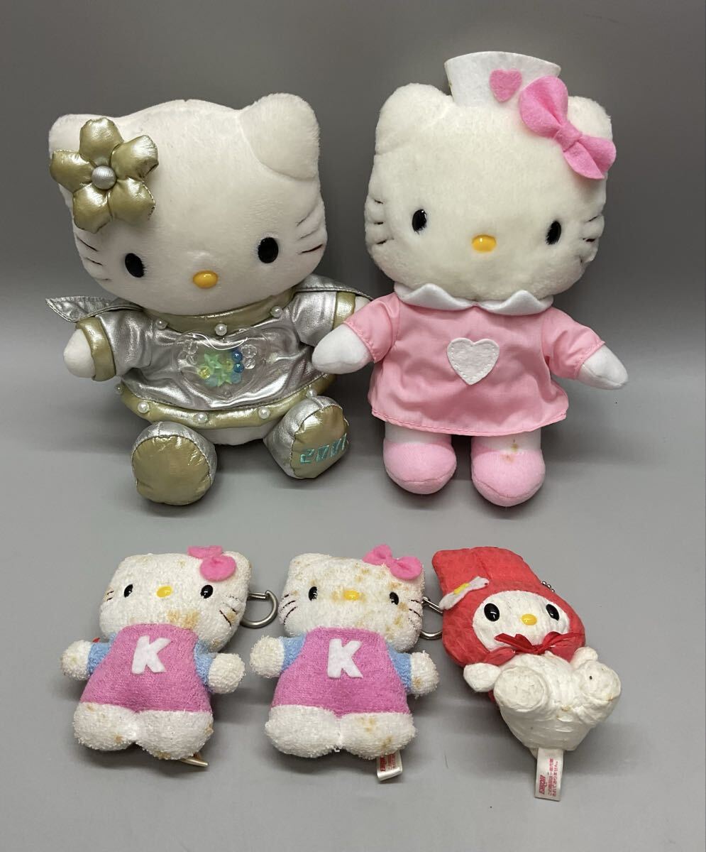 Ｓ サンリオ ハローキティ マイメロディー ぬいぐるみ マスコット キティ グッズ 平成 5体 まとめ