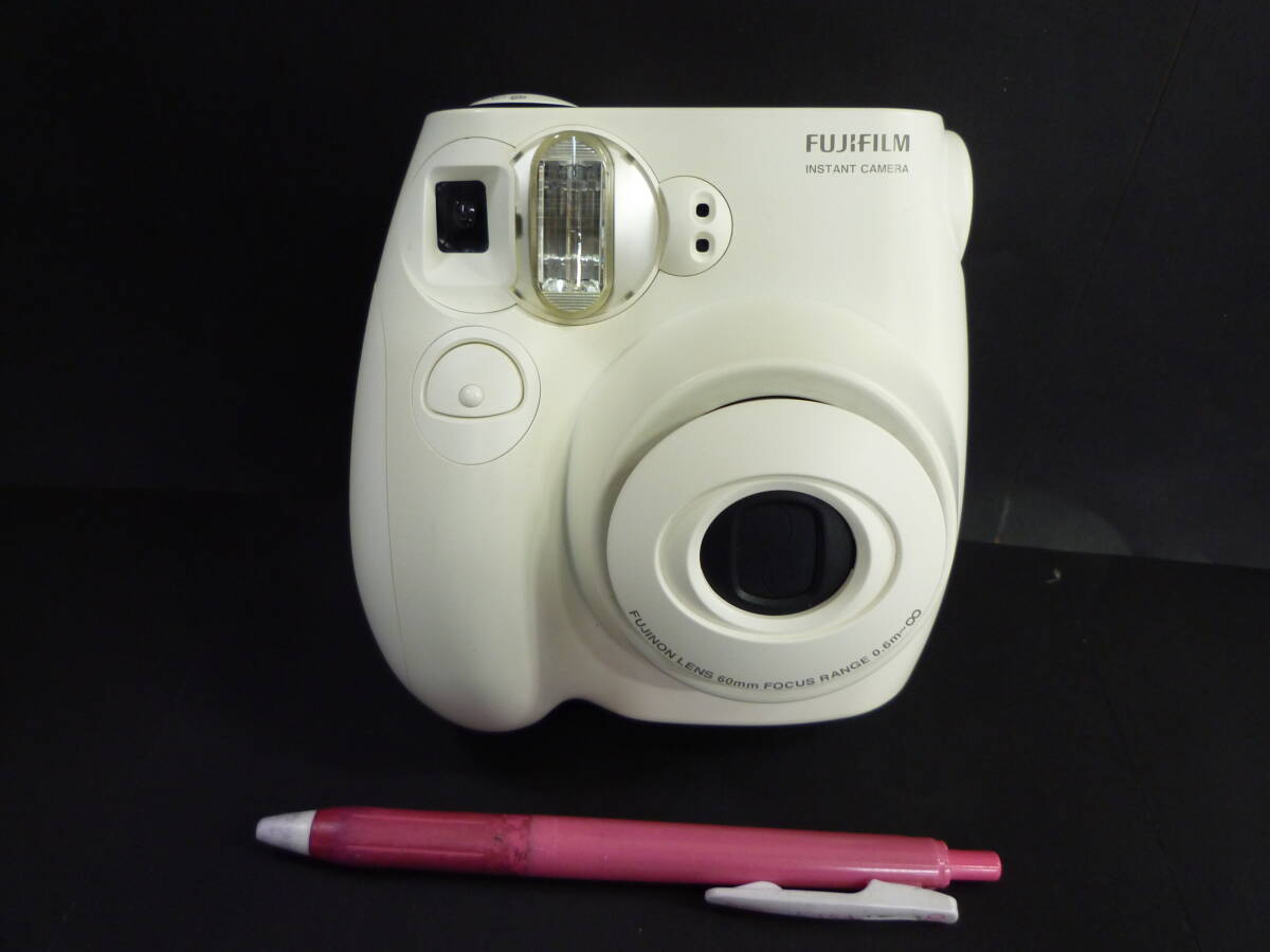[12-016] フジフィルム チェキ instax 7S インスタックス インスタントカメラ 本体のみ 箱なし 現状品 動作確認済