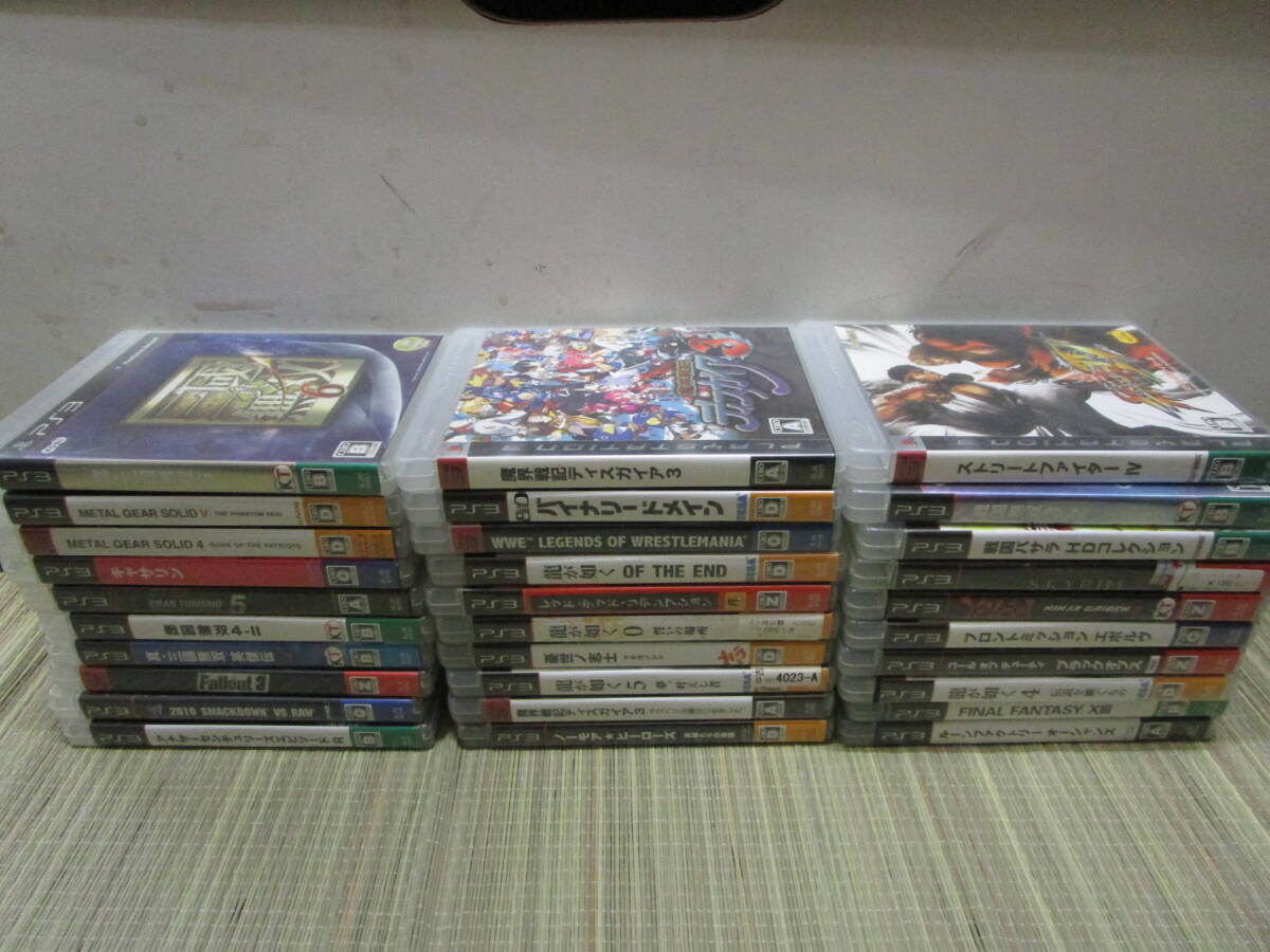 PS3 ソフト 大量 30本まとめ売り 箱 説明書付 龍が如く YAIBA キャサリン 戦国BASARA 憂世ノ志士 ノーモア ヒーローズ WWE LEGENDS 他