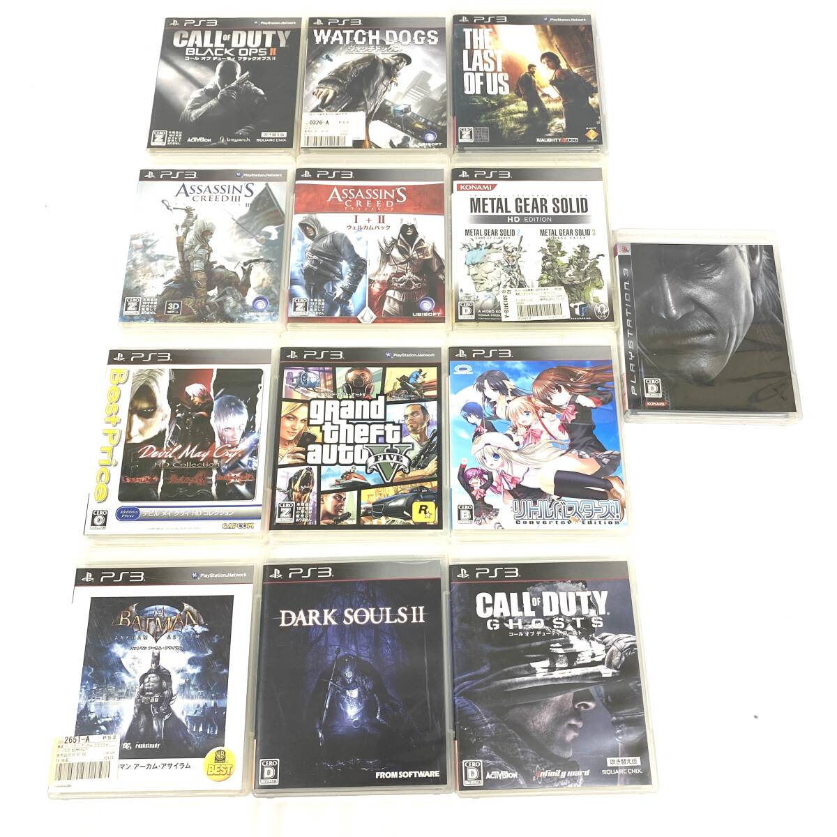 1円~ 0TN13141125 KONAMI コナミ 他 PlayStation3 PS3 プレイステーション3 プレステ3 ゲームソフト 13点セット 通電動作未確認 現状品