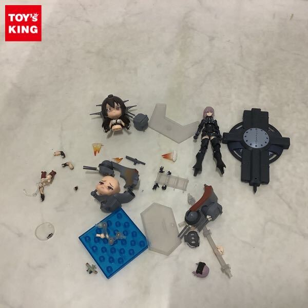 1円〜 ジャンク 箱無 Fate/Grand Order figma シールダー/マシュ・キリエライト オルテナウス、艦これ ねんどろいど ヤング長門