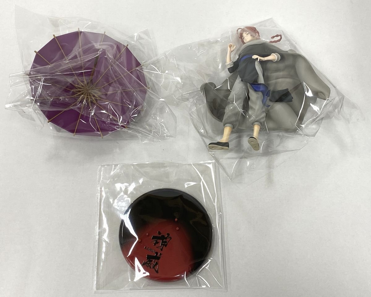 Qb484★ジャンク品 メガハウス G.E.M シリーズ 神威 フィギュア 銀魂 現状渡し 本体のみ 外箱なし キズ・ヨゴレ有 中古品★