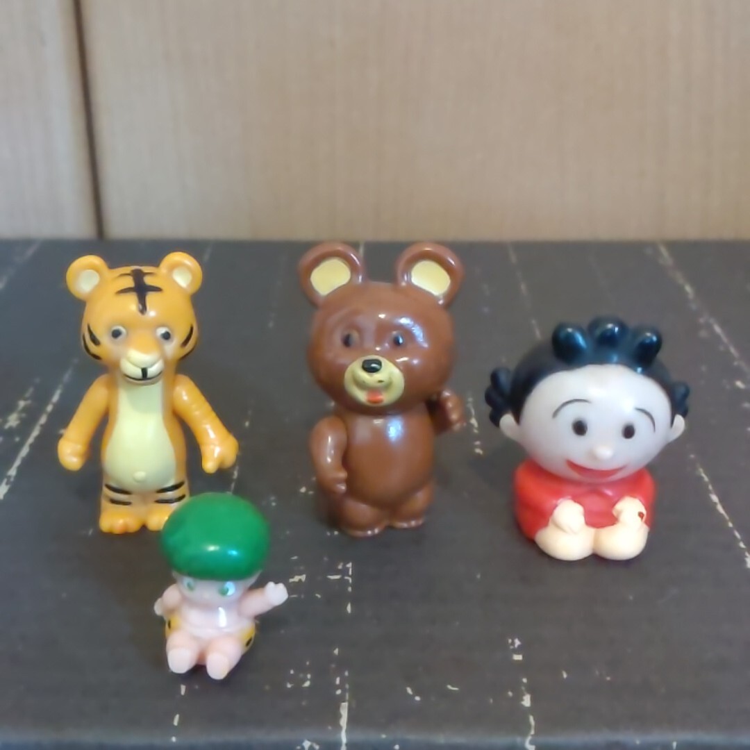 うる星やつら　テン　サザエさん他　ソフビセット　昭和レトロ　ポピー