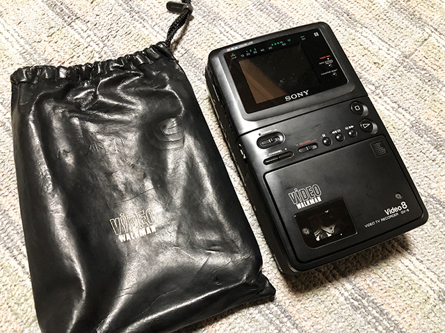 ☆ビデオウォークマン☆ＳＯＮＹ　８ミリビデオウォークマンＧＶ－８・ジャンク☆