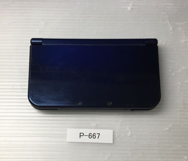 P-667　new 3DSLL 本体　メタリックブルー　動作未確認　ジャンク　　　　　SB