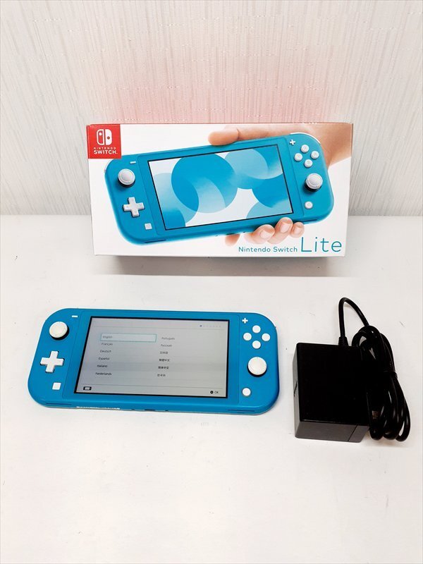 【b04】ジャンク　任天堂　ニンテンドー　NINTENDO　ゲーム機　スイッチライト　Switch　Lite　ターコイズ