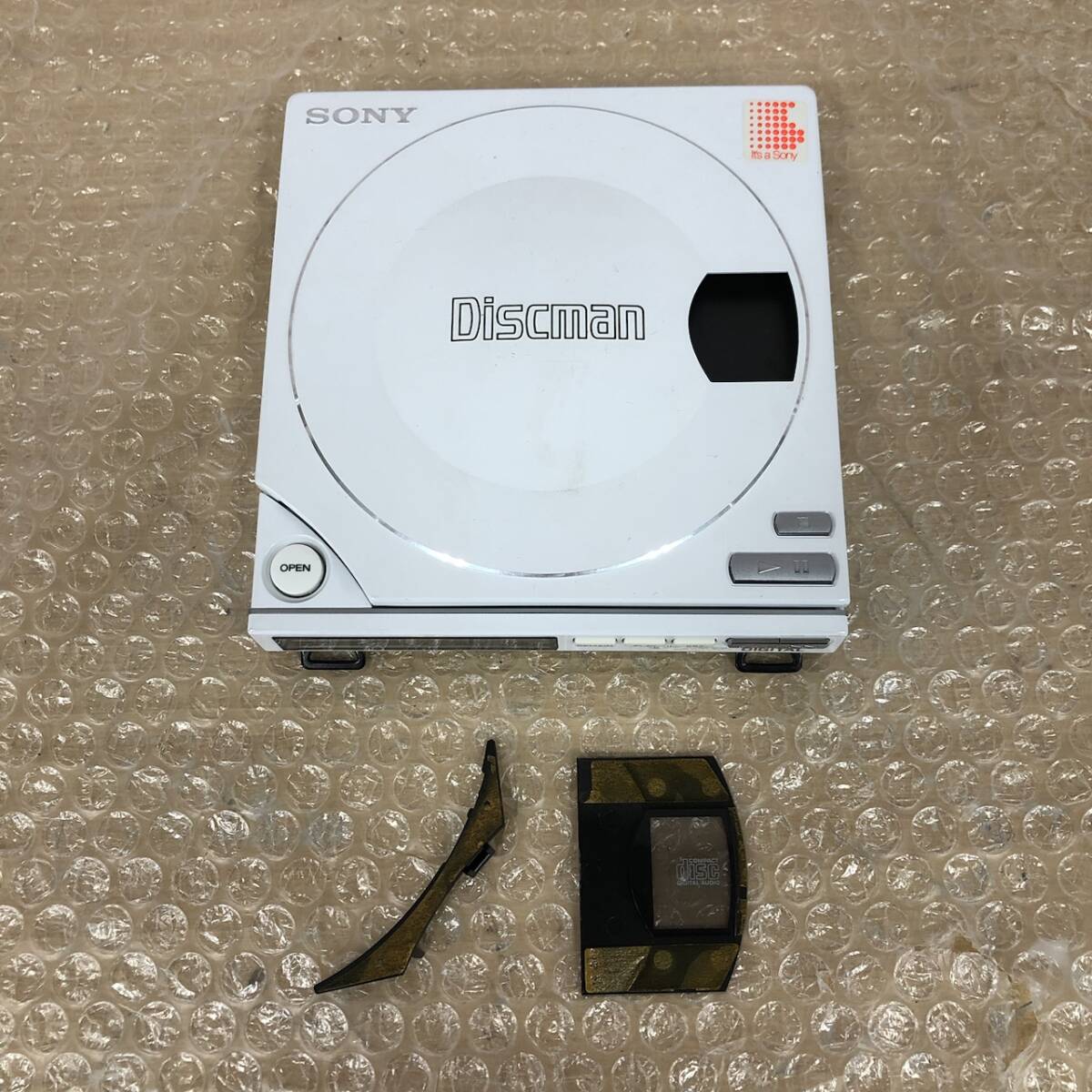 【ジャンク品】SONY ディスクマン BP-100 本体のみ ホワイト 260113SK300816