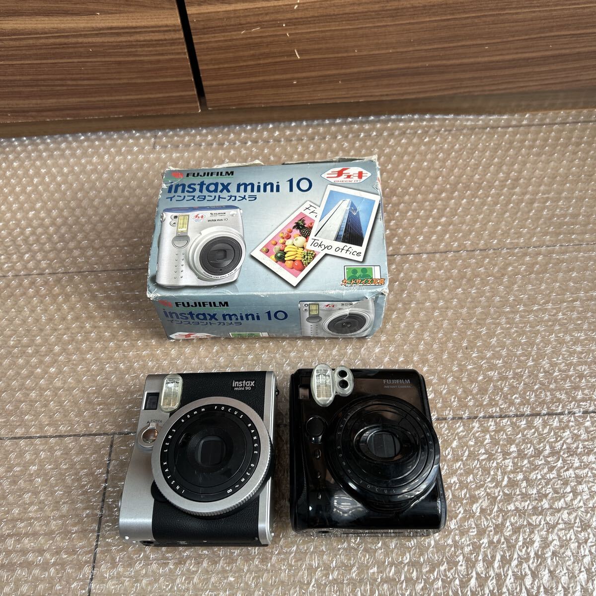 FUJIFILM instax mini10+mini90+mini50S インスタントカメラ 富士フィルム 3点セット