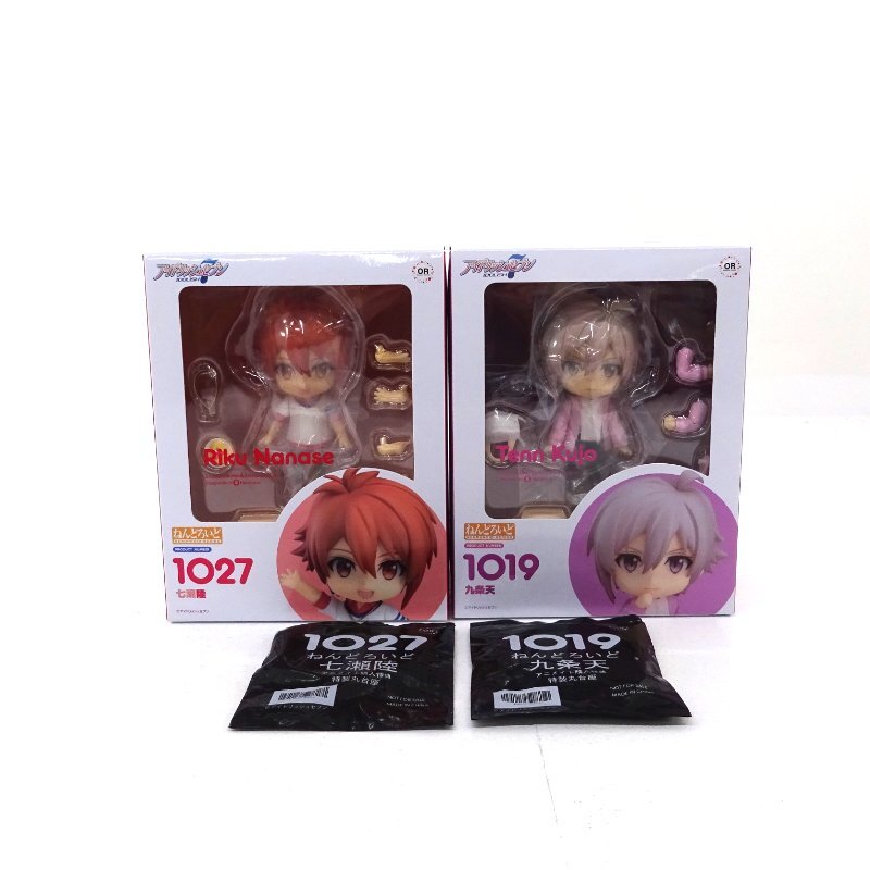 ★未開封★ねんどろいど アイドリッシュセブン 七瀬陸 九条天 フィギュア 2点セット 特典付き★【TY710】