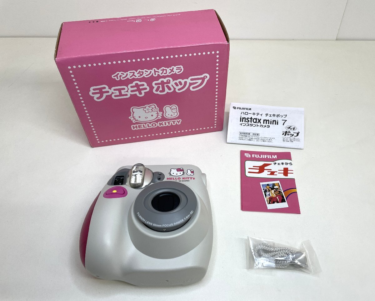 【現状品】FUJIFILM instax mini 7 ハローキティ チェキポップ フジフィルム インスタントカメラ gt2-27