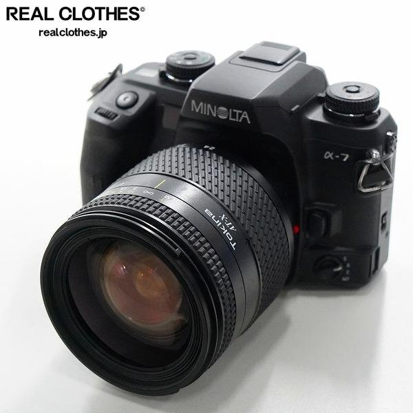 MINOLTA/ミノルタ α-7 Tokina/トキナー AT-X AF Aspherical 24-200 フィルム 一眼レフカメラ レンズセット 動作未確認 /000