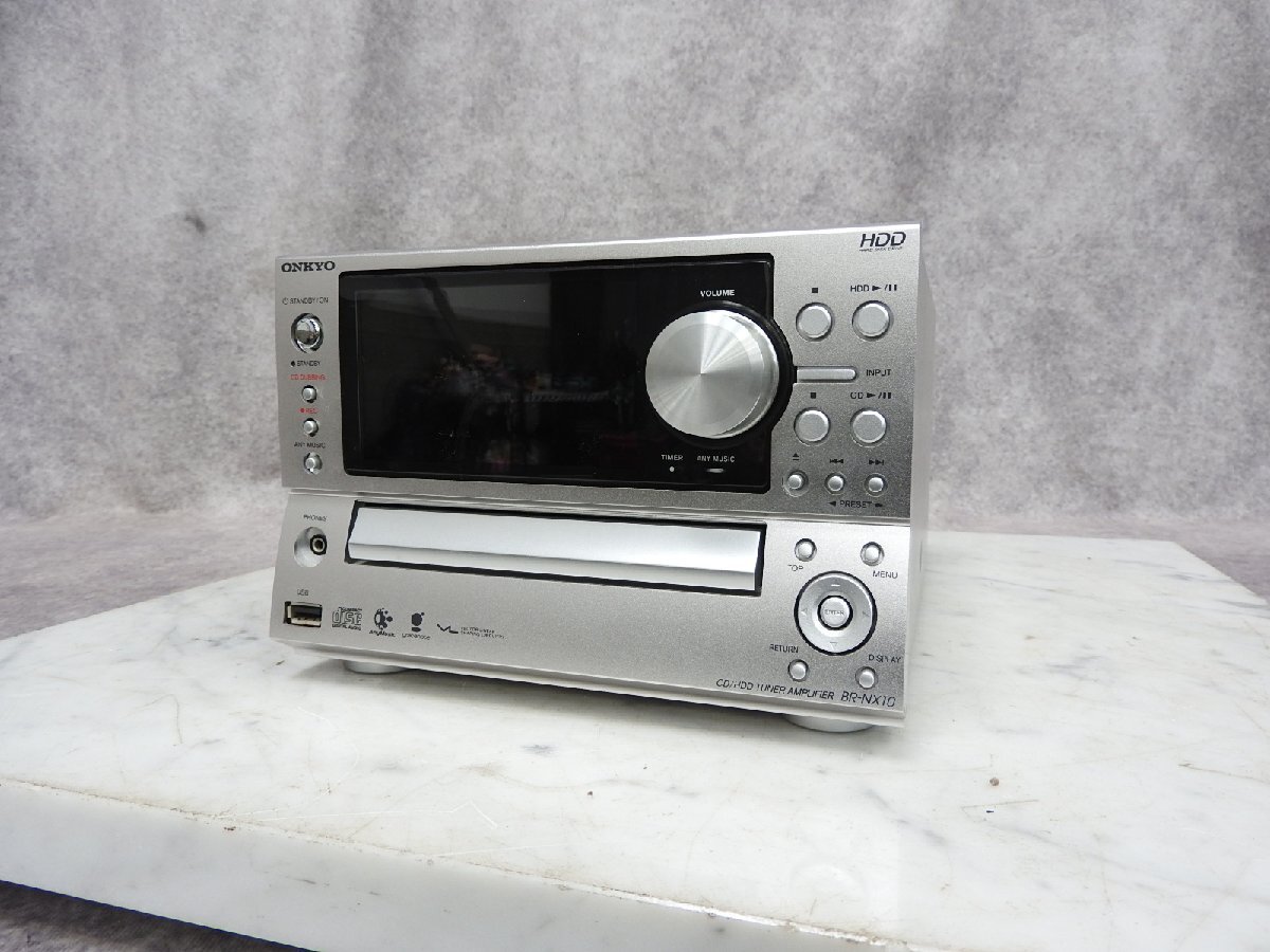 【C】ONKYO BR-NX10 CD/HDDチューナーアンプ 2007年製 オンキョー 109478