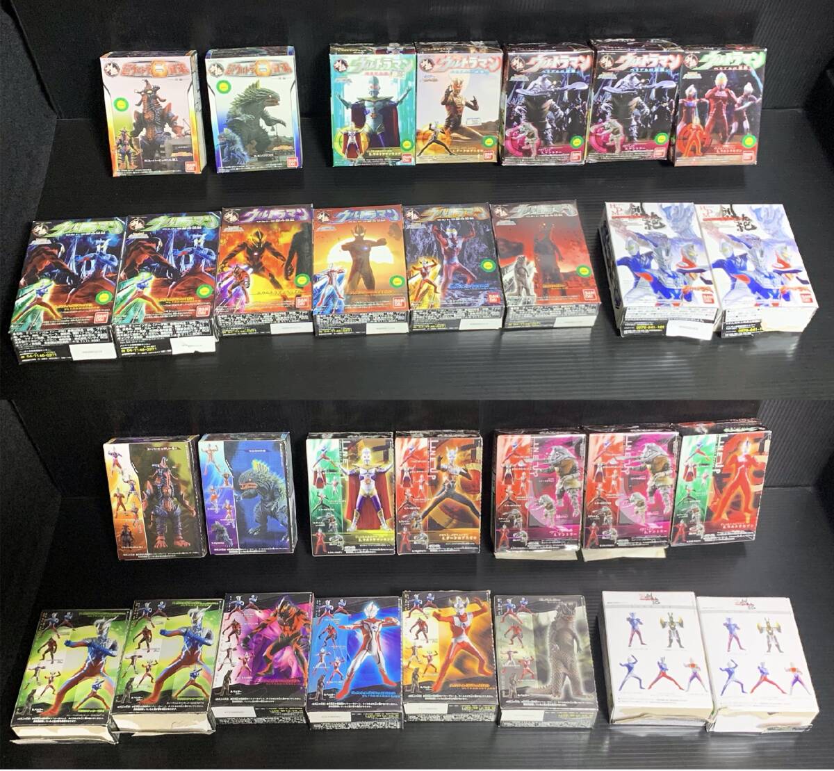 BANDAI 食玩　HDM創絶ウルトラマンシリーズ５種から１５個セット　（当時購入:箱開封・未開封／ビニール袋未開封品）
