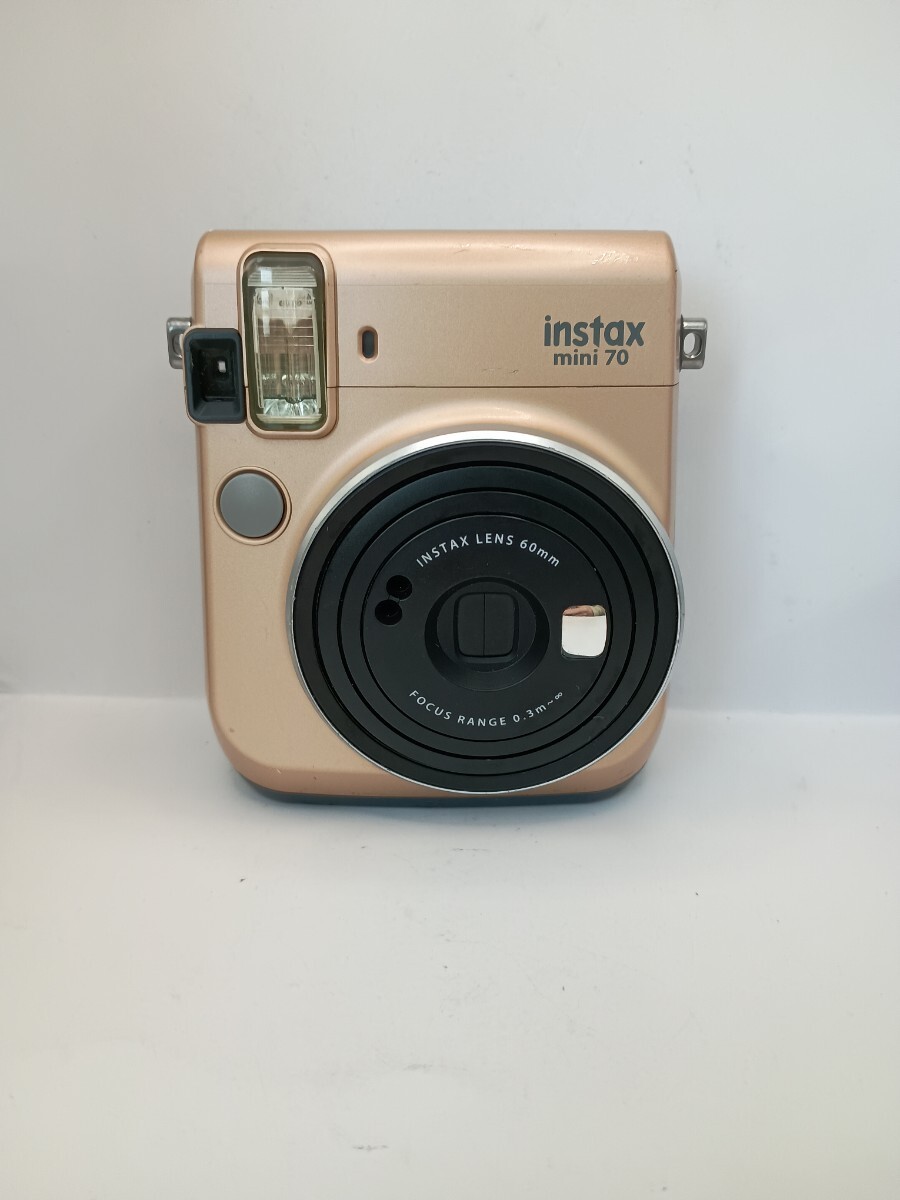 3770【通電のみ確認済み、ジャンク品】1円スタート instax FUJIFILM mini70 インスタントカメラ チェキ 富士フィルム 富士フイルム