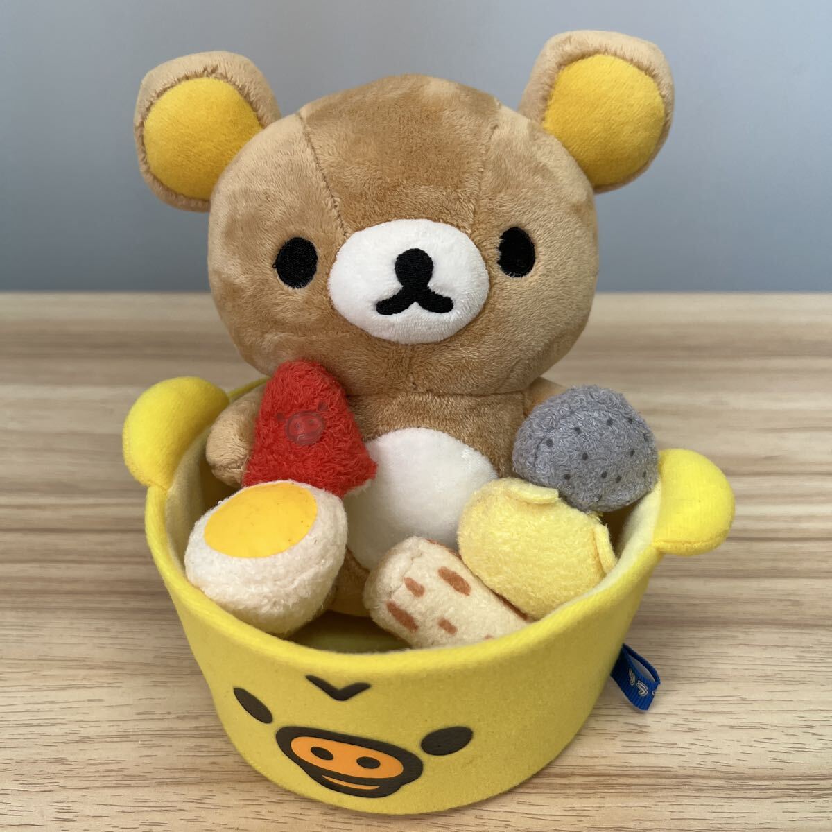 【ヤ60】リラックマ ぬいぐるみ ローソン LAWSON 限定 中古 おでん おでんぬいぐるみ