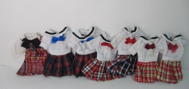 【DAISO】エリーちゃん　セーラー服×6+1　ジャンク品