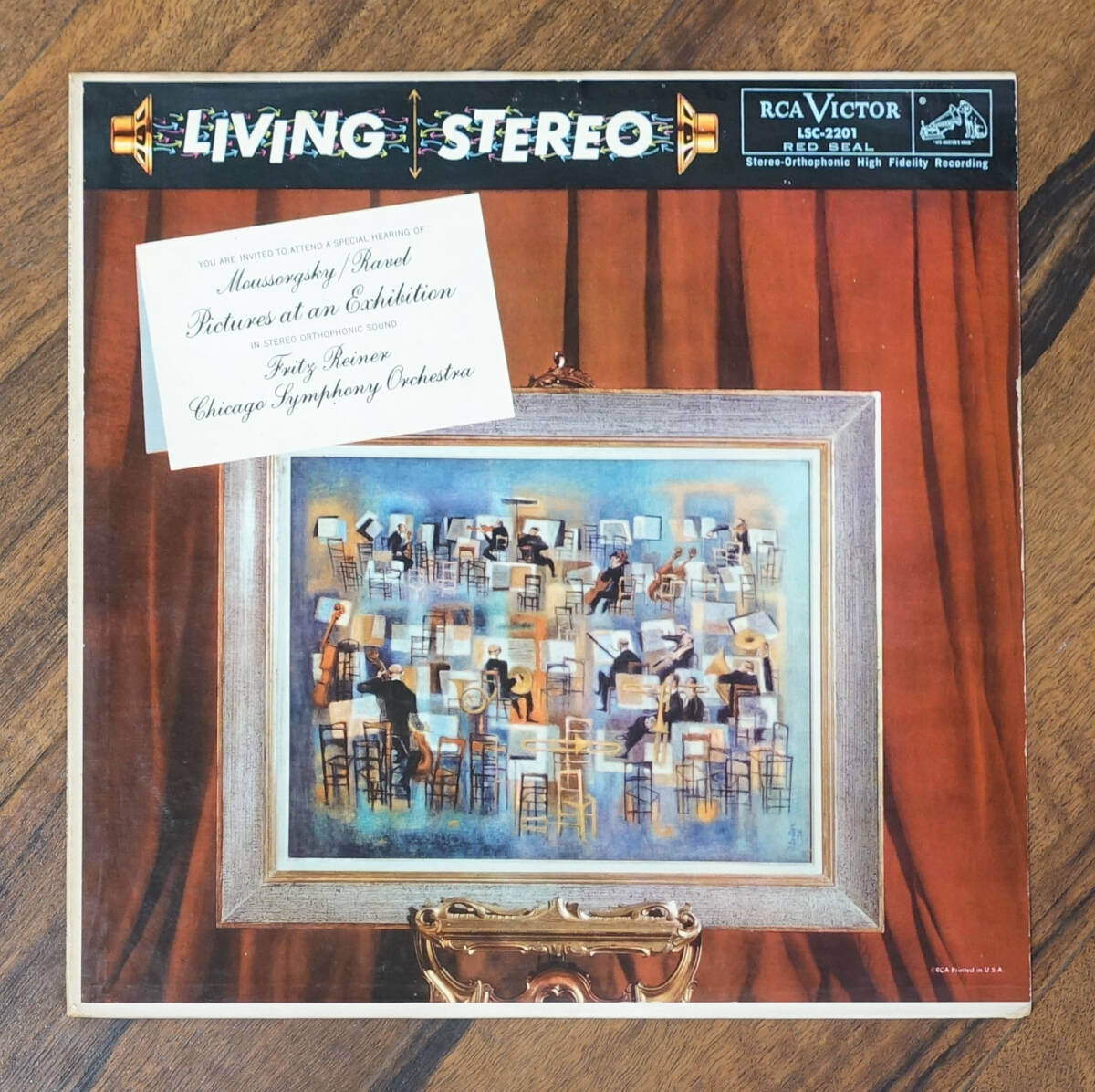 極美! 米RCA LSC-2201 Shaded-Dog ムソルグスキー: 展覧会の絵 フリッツ・ライナー
