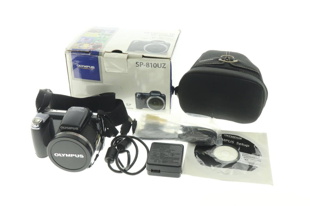 VMPD8-216-33 OLYMPUS オリンパス デジカメ SP-810UZ コンパクトデジタルカメラ カメラ 付属品付き シャッター確認済 中古