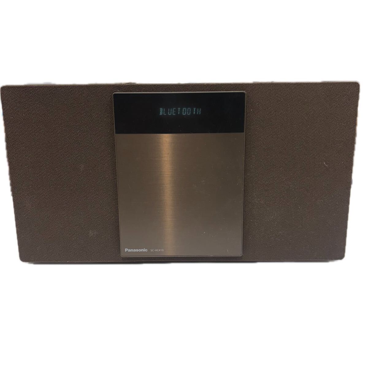 寺222 Panasonic パナソニック コンパクトステレオシステム ミニコンポ CD SC-HC410 2020年製 ブラウン