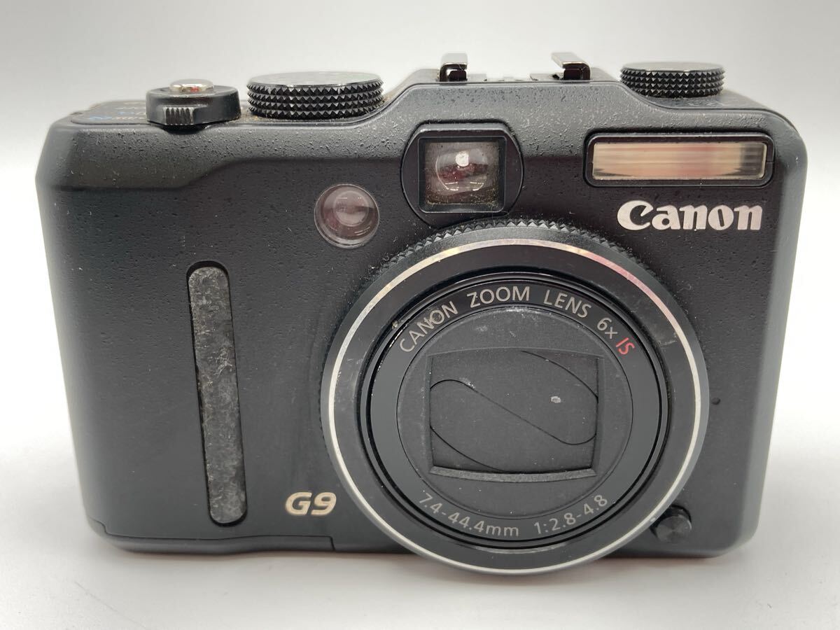 【AD2202-j】 Canon PowerShot G9 PC1250 動作未確認　バッテリー無し　 キャノン パワーショット デジタルカメラ ブラック