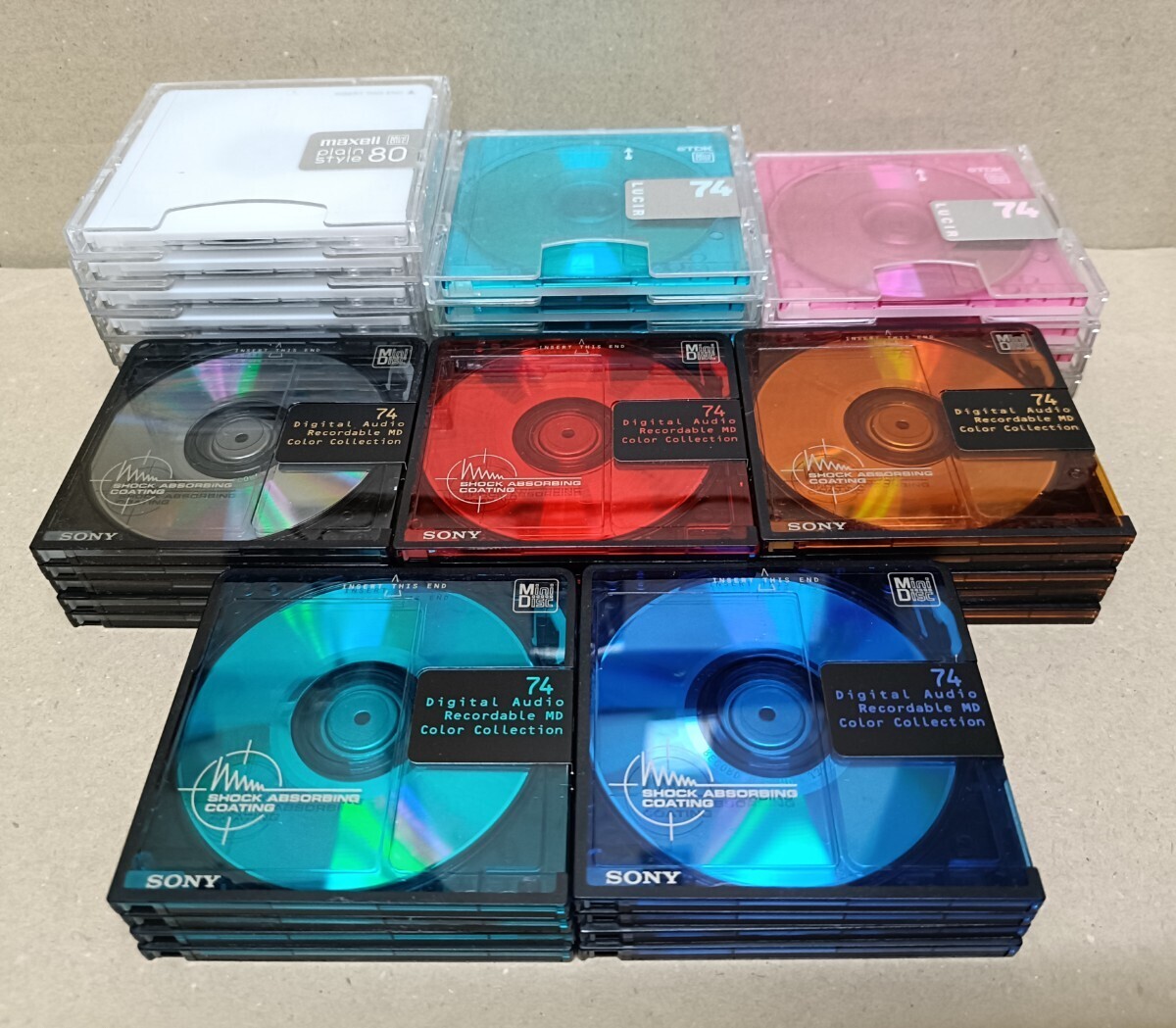 MDディスクまとめ 39枚 SONY TDK maxell ミニディスク 中古 ジャンク品