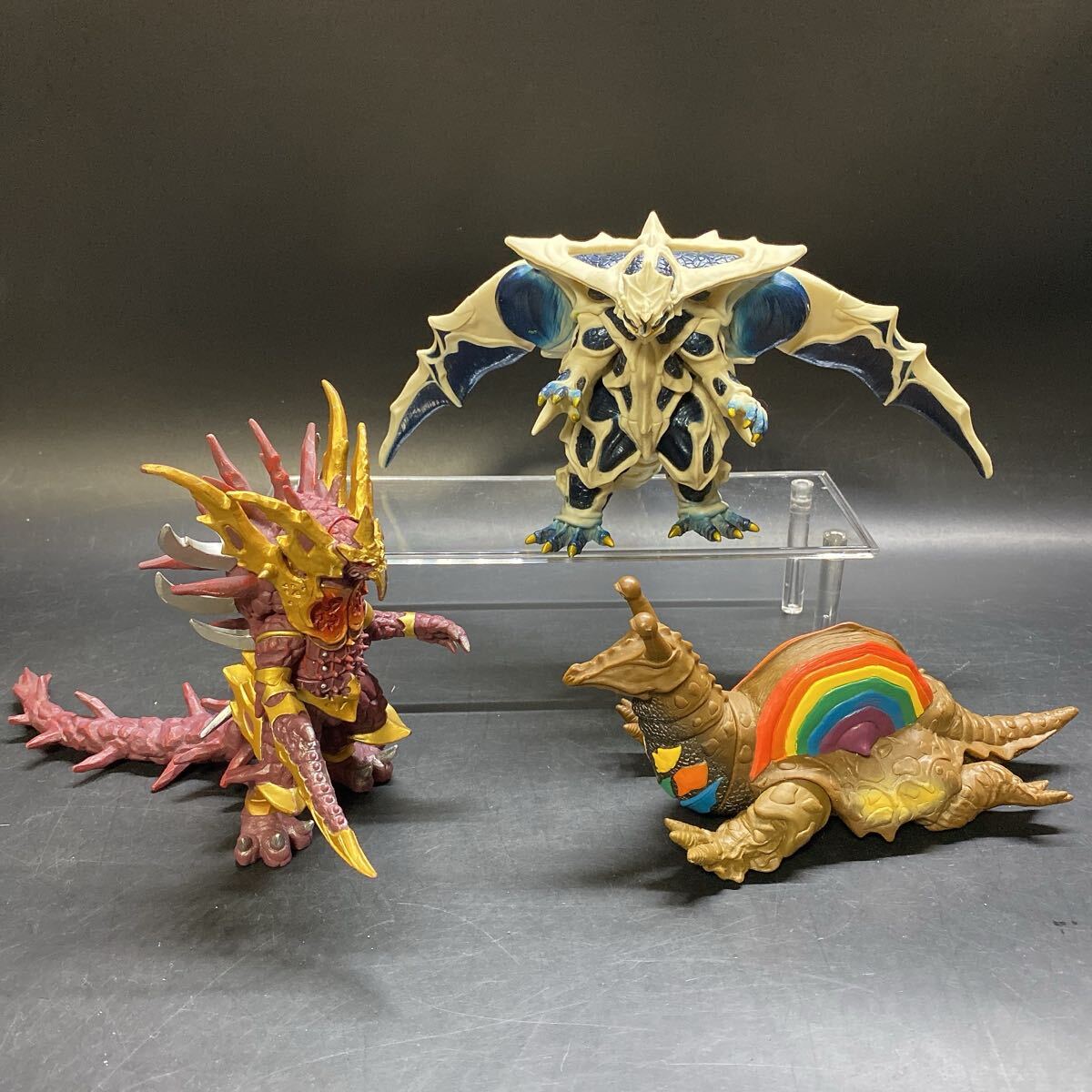 ウルトラ怪獣 ソフビ フィギュア 3体セット イフ 2005年/ゲランダ 1998年/タラバン 1997年 円谷プロ バンダイ 中古 希少 当時物 レトロ